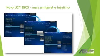Novo UEFI BIOS – mais amigável e intuitivo
 