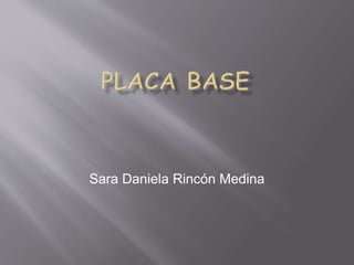 Sara Daniela Rincón Medina
 