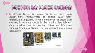 Placa madre power point