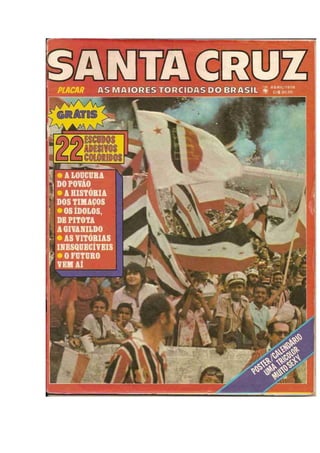 Santa Cruz - As maiores torcidas do Brasil - Revista Placar Especial (abril de 1979)