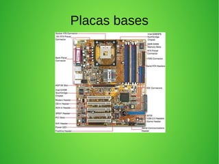 Placas bases
 