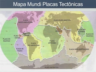 Mapa Mundi Placas Tectônicas
 