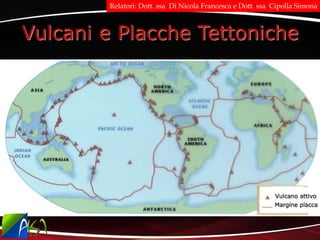 Vulcani e Placche Tettoniche
Relatori: Dott. ssa Di Nicola Francesca e Dott. ssa Cipolla Simona
 