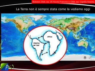 La Terra non è sempre stata come la vediamo oggi
Relatori: Dott. ssa Di Nicola Francesca e Dott. ssa Cipolla Simona
 
