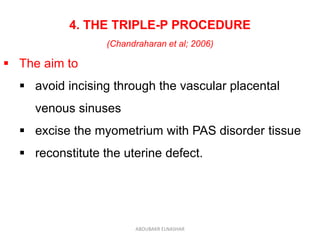 FIGO Guidelines On Placenta Accreta Spectrum Disorders Conservative 