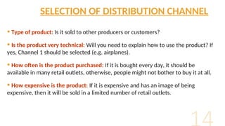 IGCSE Business Studies 0450: Marketing Mix Place | PPT