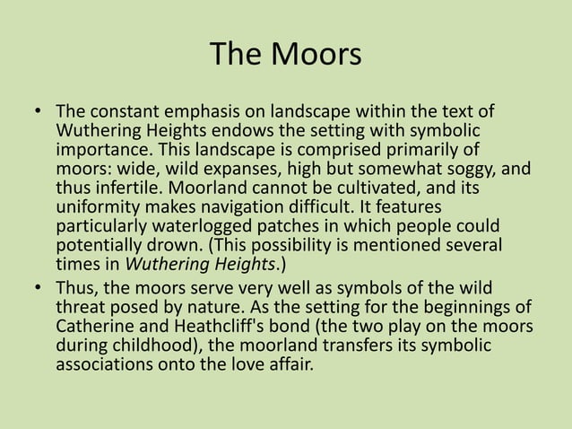 Place And Setting In Wuthering Heights