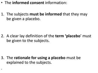 Placebo Definition Math Placebo | PPTX