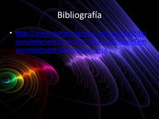 Bibliografíahttp://www.marketingnews.com.co/site/EdicionesAnteriores/Edici%C3%B3n28/DetalleTemacentral/tabid/268/Default.aspx