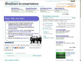 SlideShare for presentations 