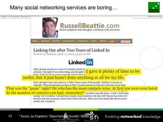 The Future of Social Networks on the Internet: The Need for Semantics
