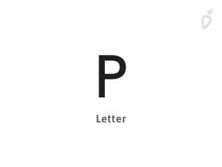 Letter
P
 