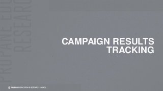 CAMPAIGN RESULTS
TRACKING
 