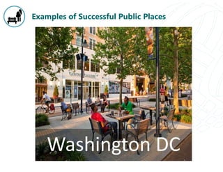 Examples of Successful Public Places
Washington DC
 