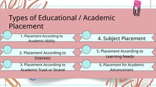 Comprehensive Guide to Placement in Guidance and Counseling for Student ...