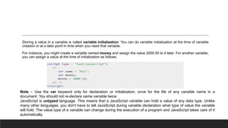 Placement and variable 03 (js) | PPT