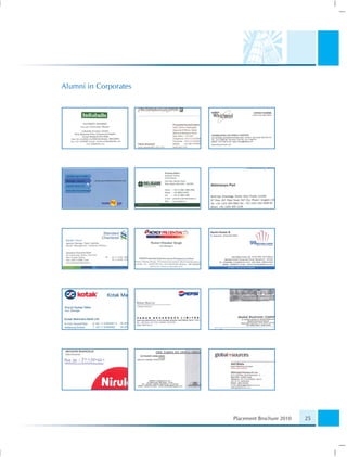 Alumni in Corporates




                       Placement Brochure 2010   25
 