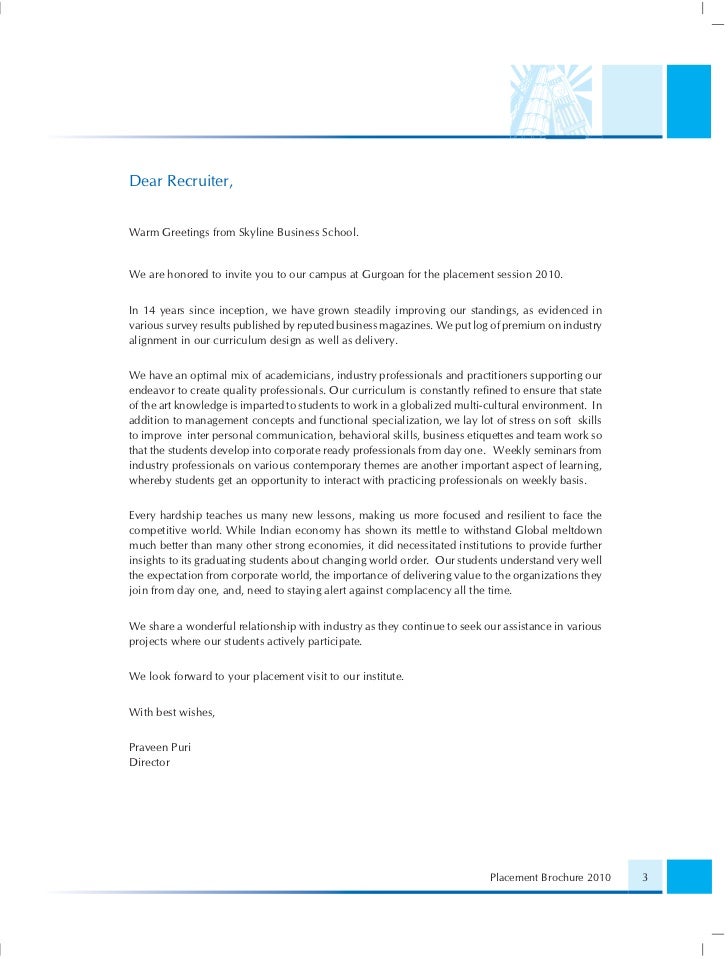 Placement Tie Up Letter Format Placement Tie Up Letter Format