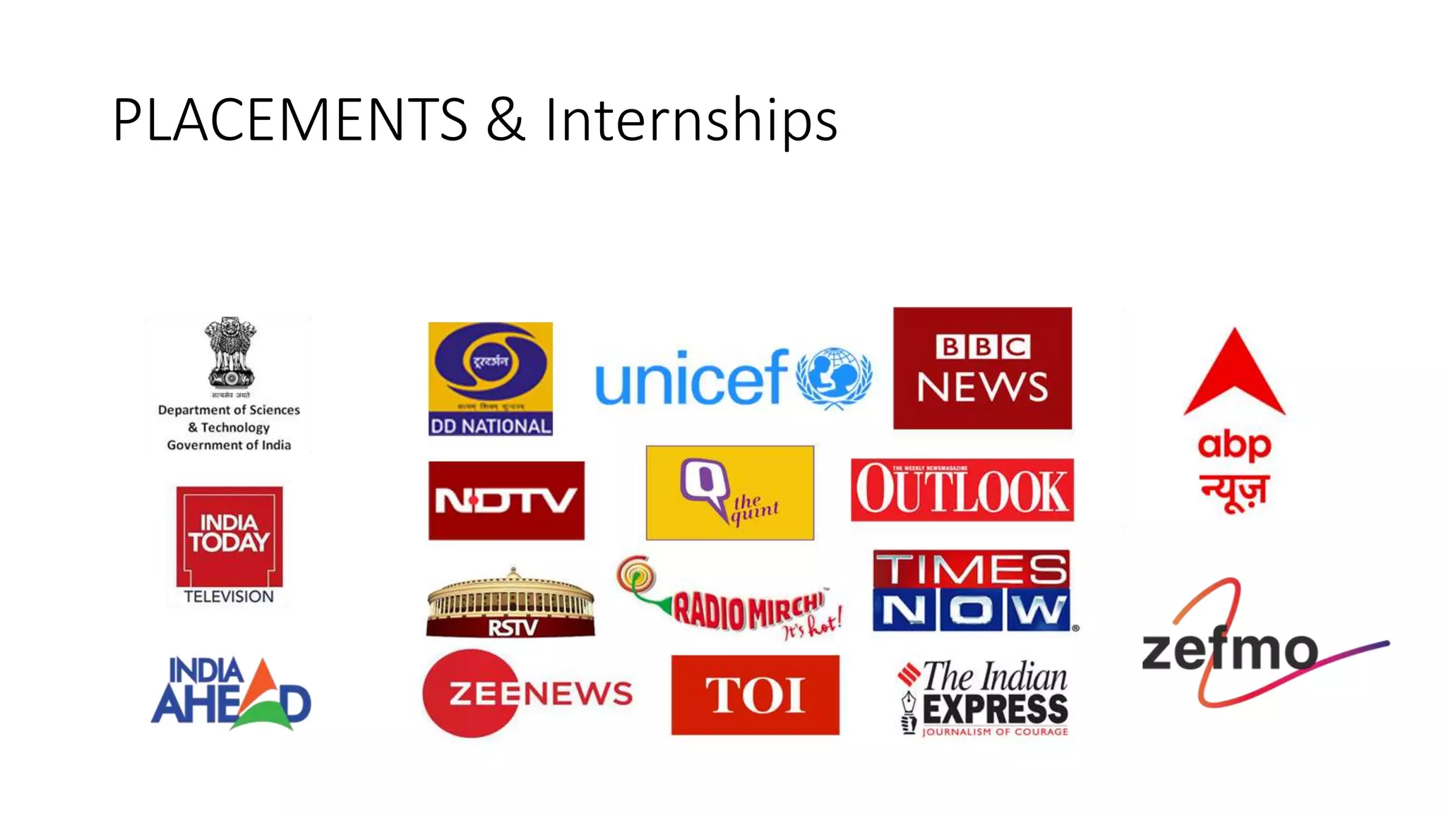 PLACEMENTS & Internships