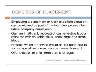 Placement services b.ed