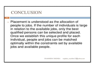 Placement services b.ed