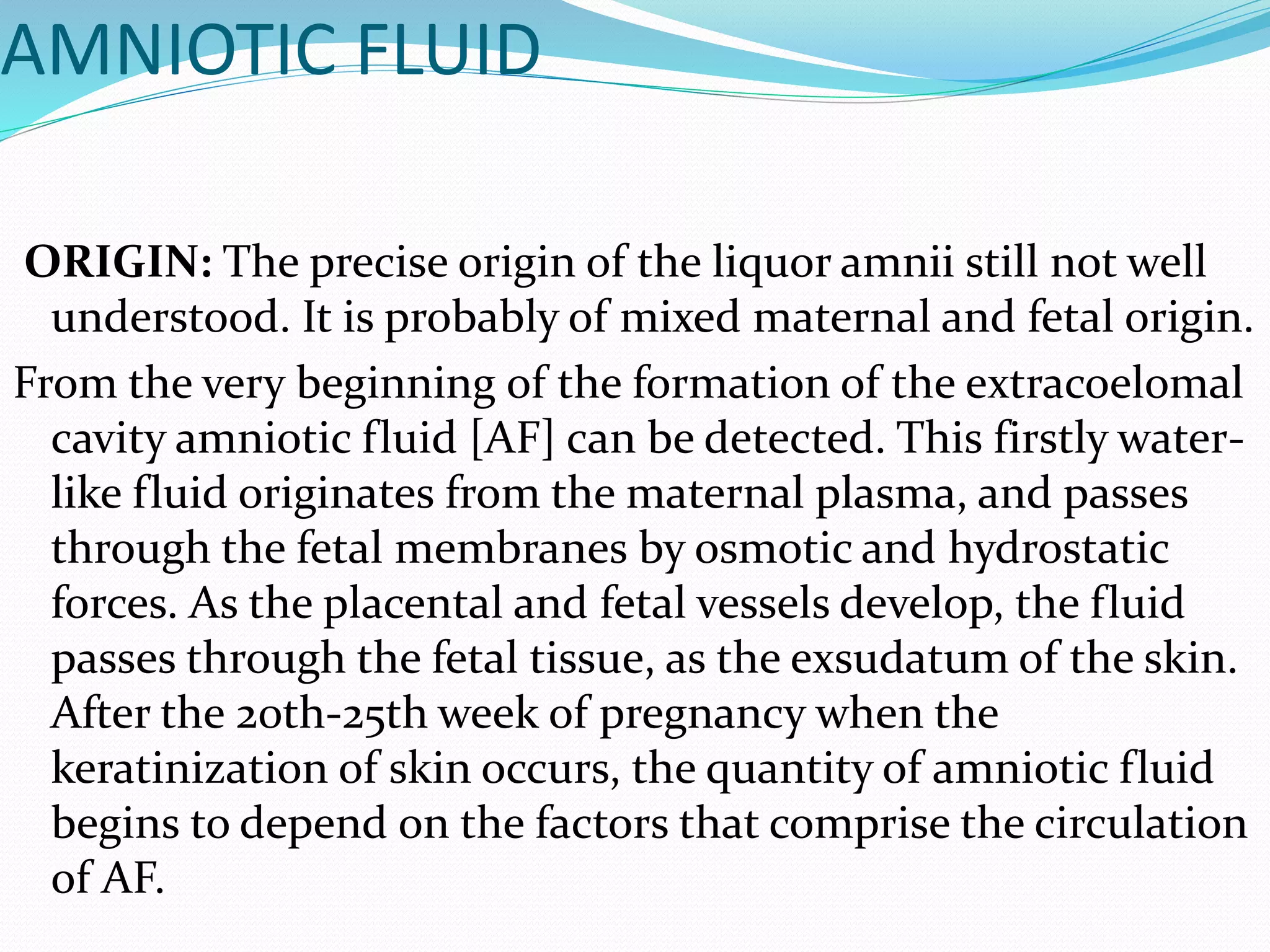 PLACENTA,MEMEBRANES AND AMNIOTIC FLUID FUNCTIONS AND DISORDERS.pptxA | PPTX