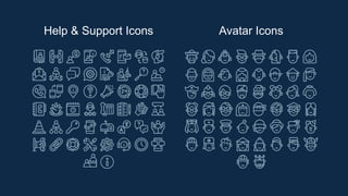 Help & Support Icons Avatar Icons
 