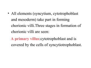 Comprehensive Overview of Fetal Membranes and Placenta Development | PPT