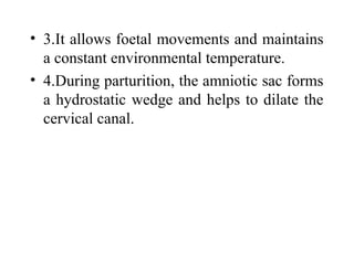 Comprehensive Overview of Fetal Membranes and Placenta Development | PPT