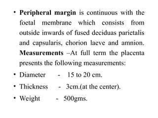 Comprehensive Overview of Fetal Membranes and Placenta Development | PPT
