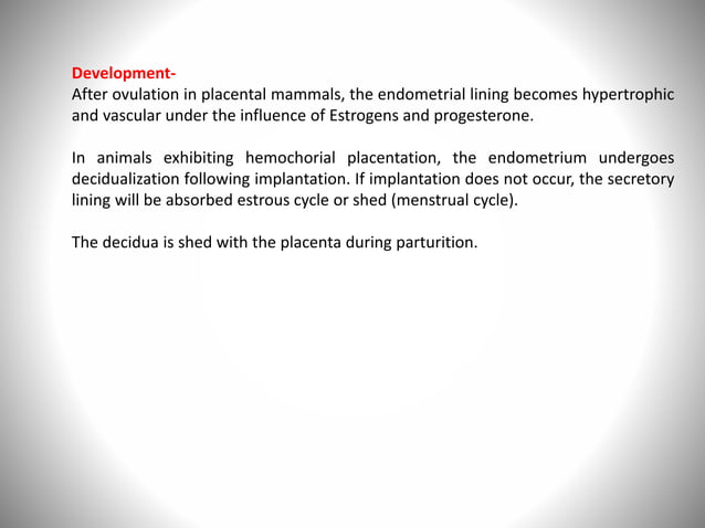 Placentation in mammal,classification of placenta and function | PPTX ...