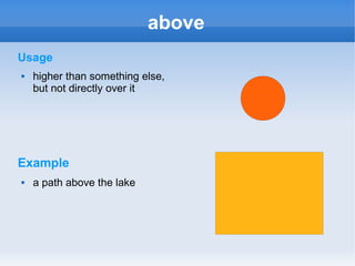 Above Prin Place prepositions2 | ODP