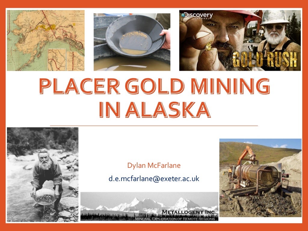Placer gold mining in alaska