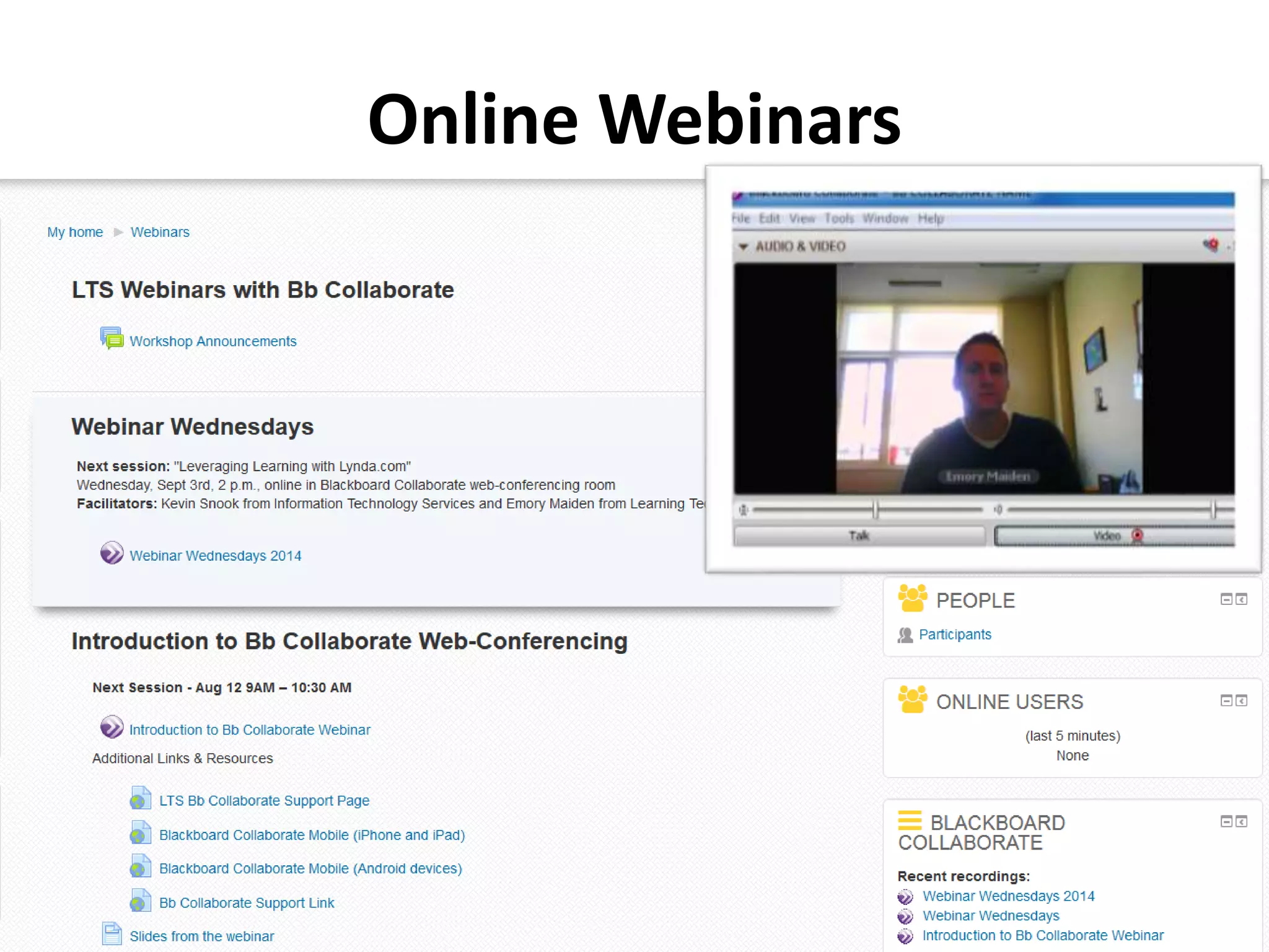 Online Webinars