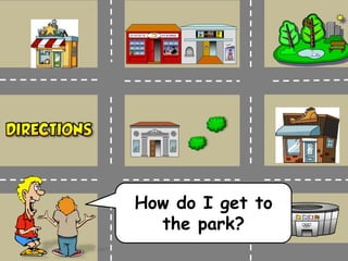 How do I get to
the park?
 