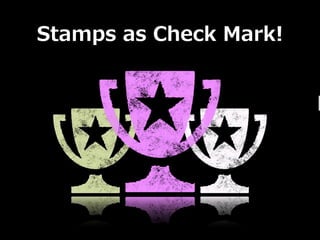 Stamps ?as ?Check ?Mark!
 