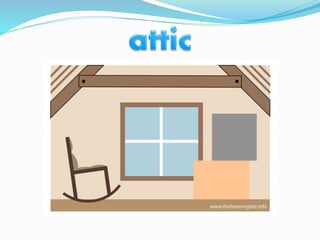 There is / There are con partes de la casa