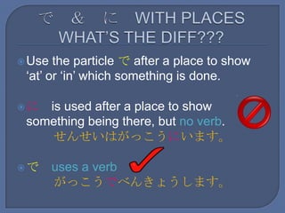 Places in japanese | PPTX