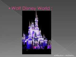 Walt Disney World ;Attribution – NoDerivs.