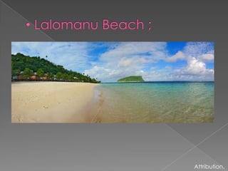 LalomanuBeach ;Attribution.