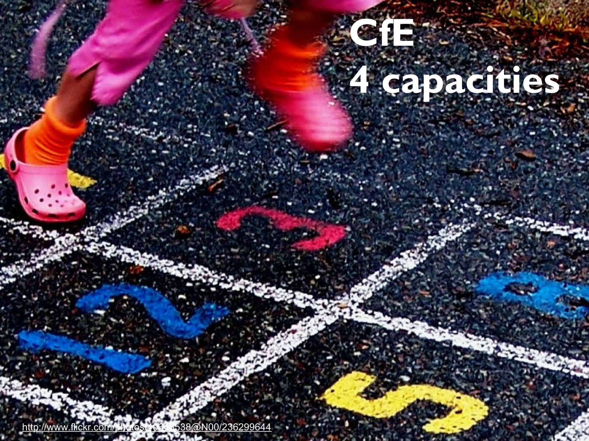 CfE
4 capacities

http://www.flickr.com/photos/40645538@N00/236299644

 