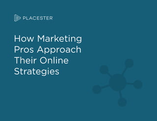 How Marketing
Pros Approach
Their Online
Strategies
 