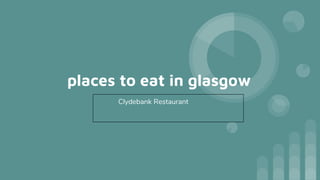 places to eat in glasgow
Clydebank Restaurant
 