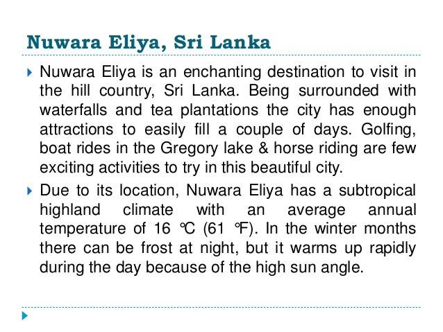 my favourite place nuwara eliya essay in english