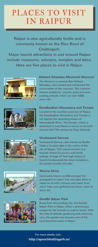 Places to visit in raipur