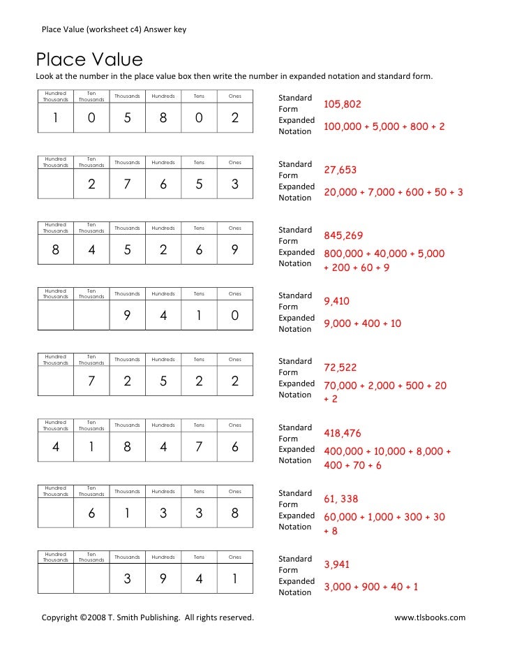 placevaluec4 what is the difference between expanded form and expanded notation