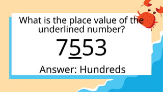 Place Value Practice Grade three Mathematics | PPTX