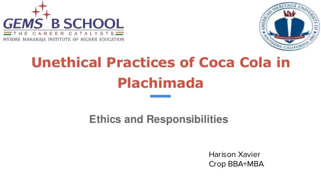 Coca cola plachimada case study ppt picture