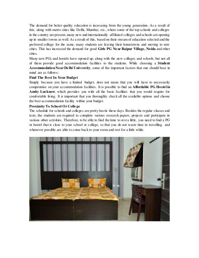 Important Factors To Consider When Choosing A Student