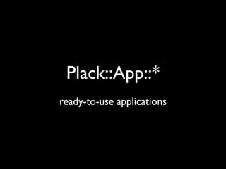 Plack::App::CGIBin
mount /cgi-bin as PSGI applications
 